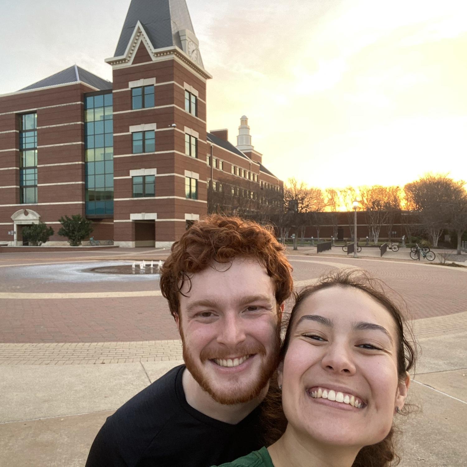 Fun fact: when we were at Baylor together, we LOVED 6am workouts! Seeing the sun rise together is one of our best memories.