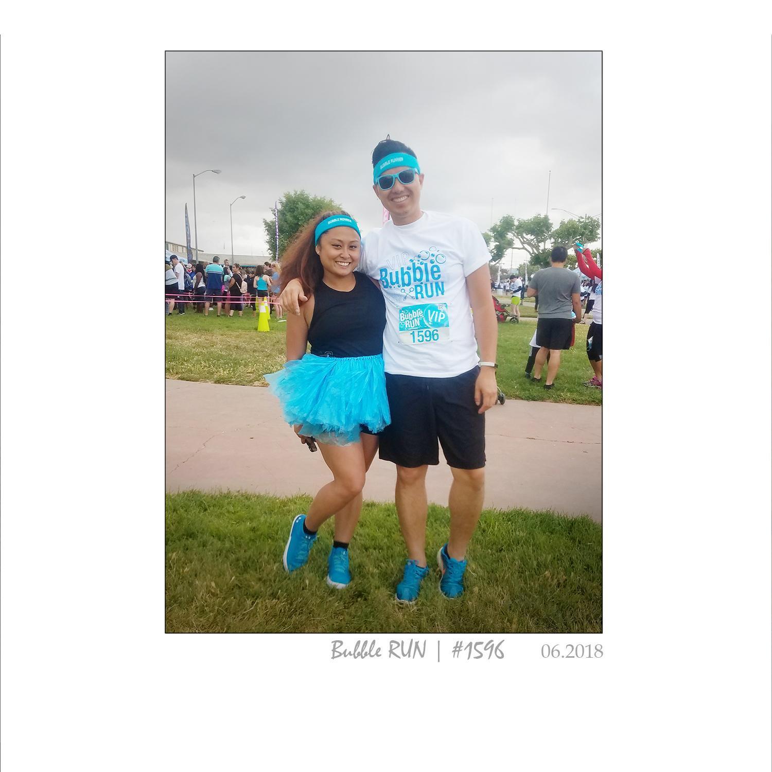 Our first Bubble RUN.