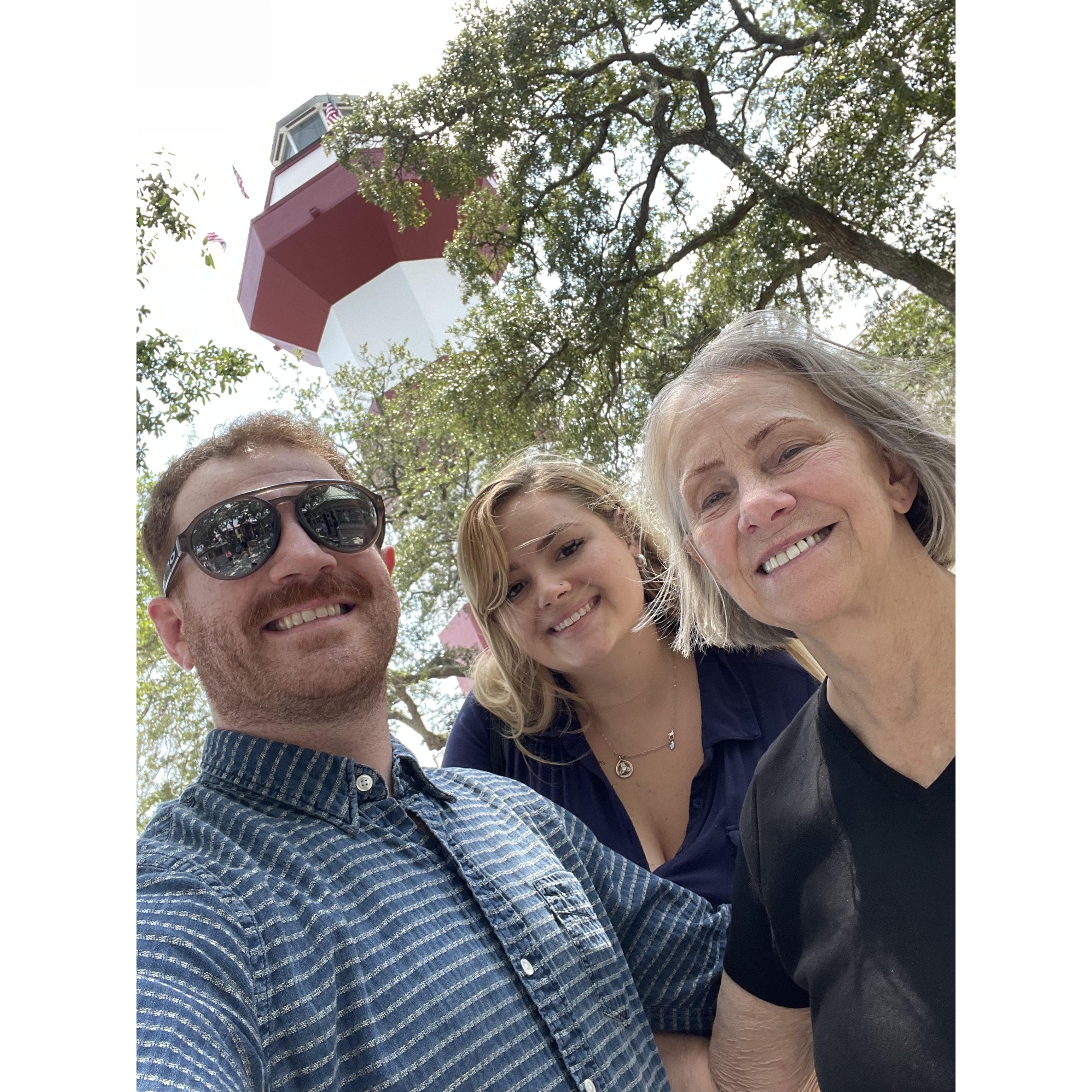 With Jayne on Hilton Head