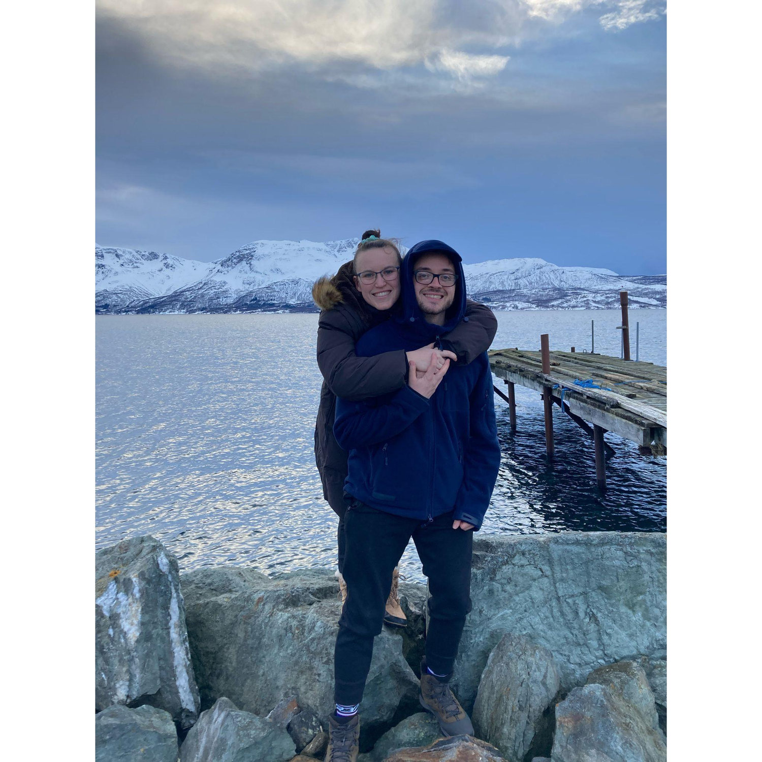 Freezing on a Fjord in Norway :)