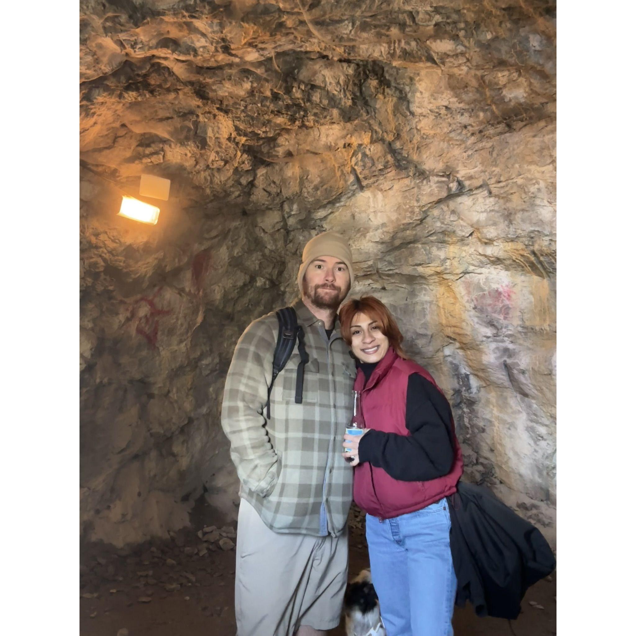 In a cave somewhere in Grenobe, Fr.