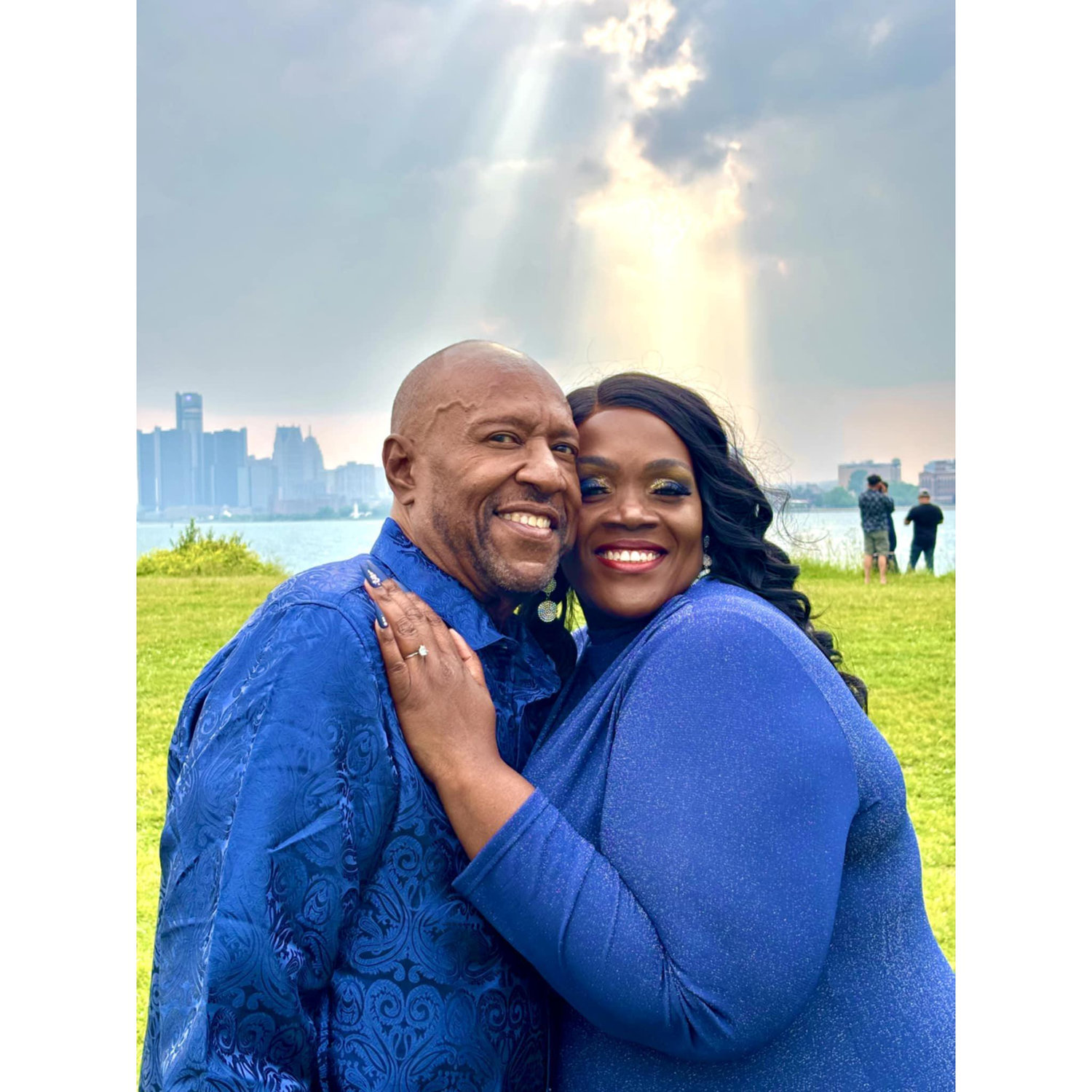 God has smiled on us!
