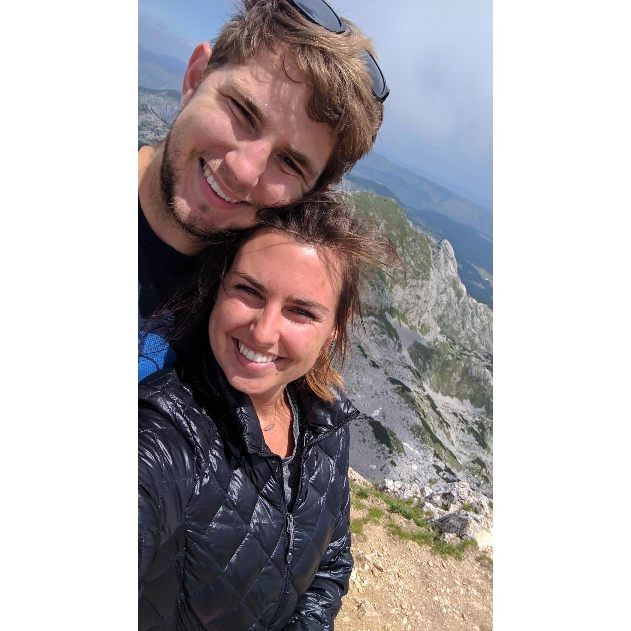 Travelled in the Balkans and to Paris for 1.5 months after graduation and before starting long distance. This was taken on the top of Bobotuv Kuk - the tallest peak in the Durmitor Mountain range.