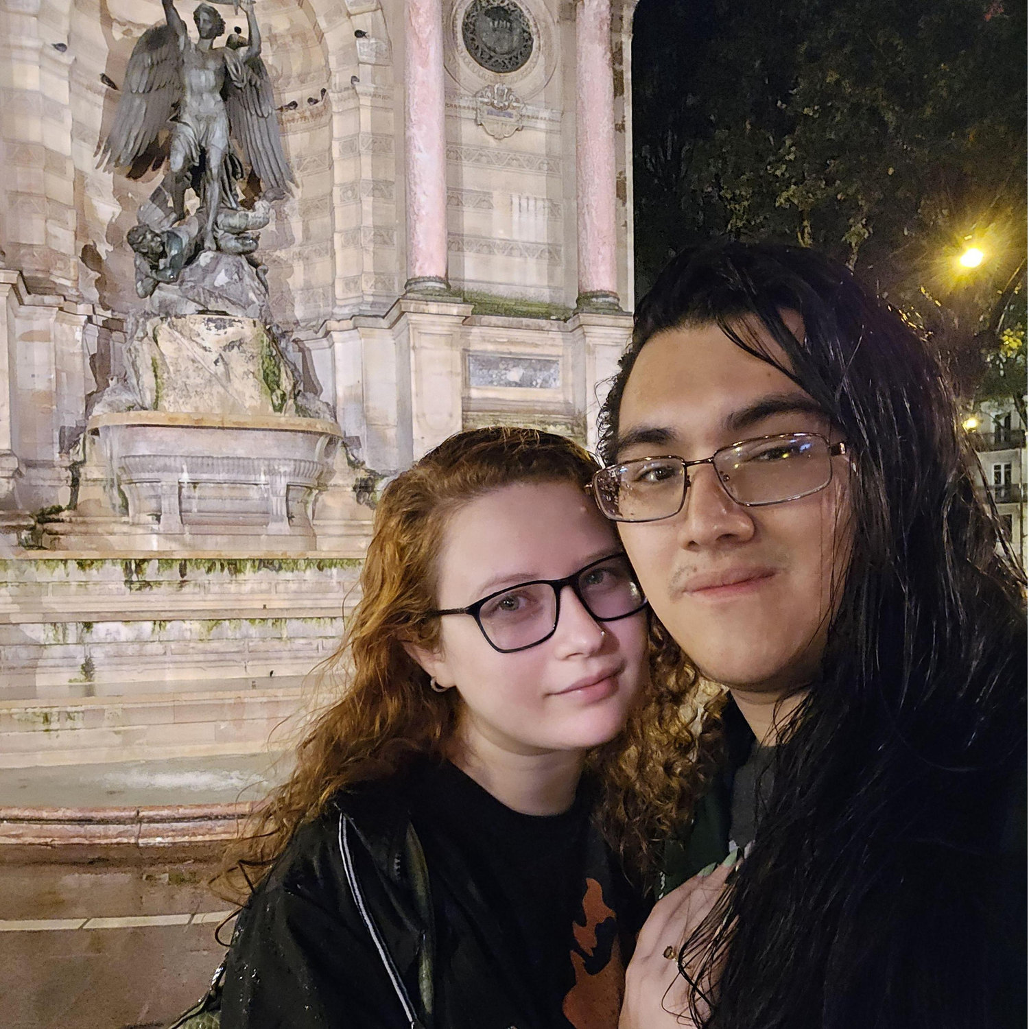 Exploring Paris after our engagement