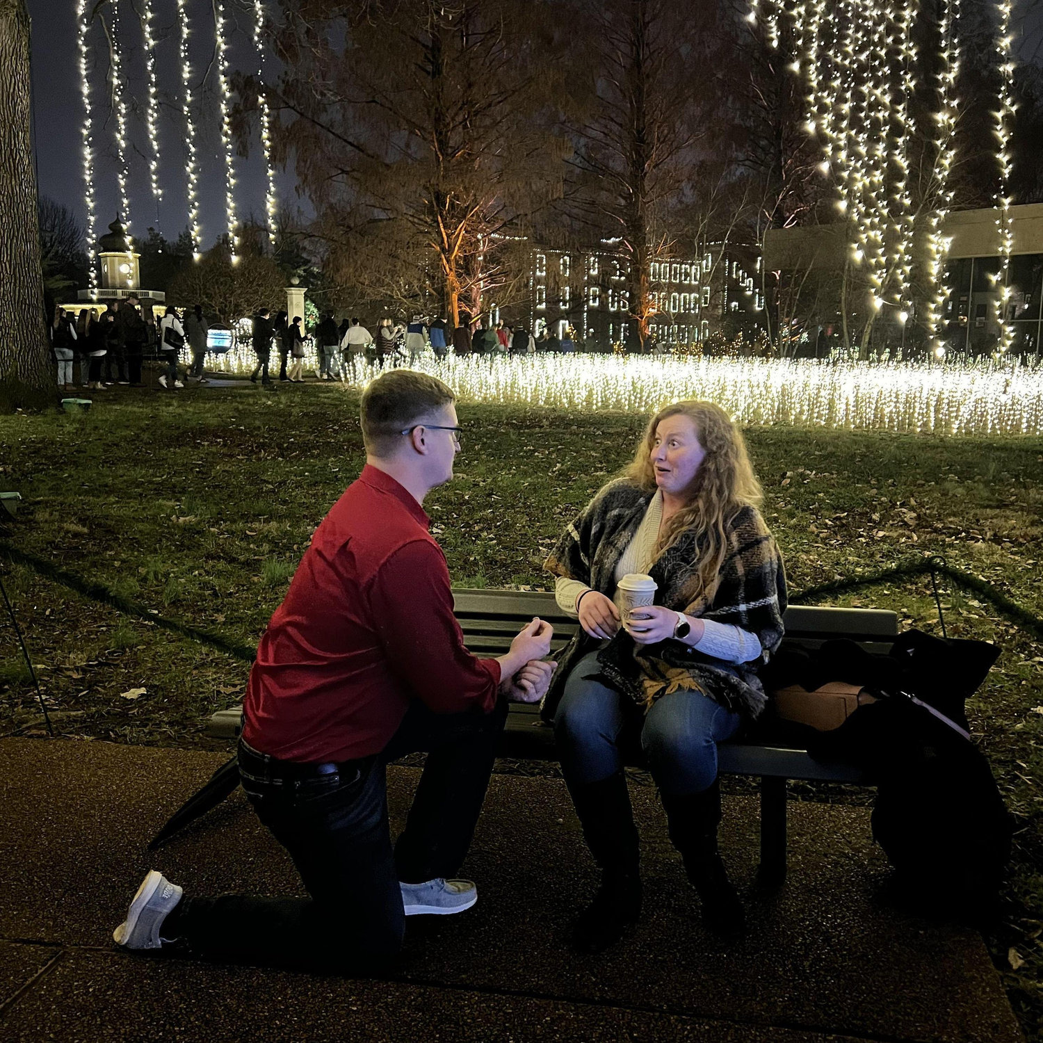 The moment we were ENGAGED!!