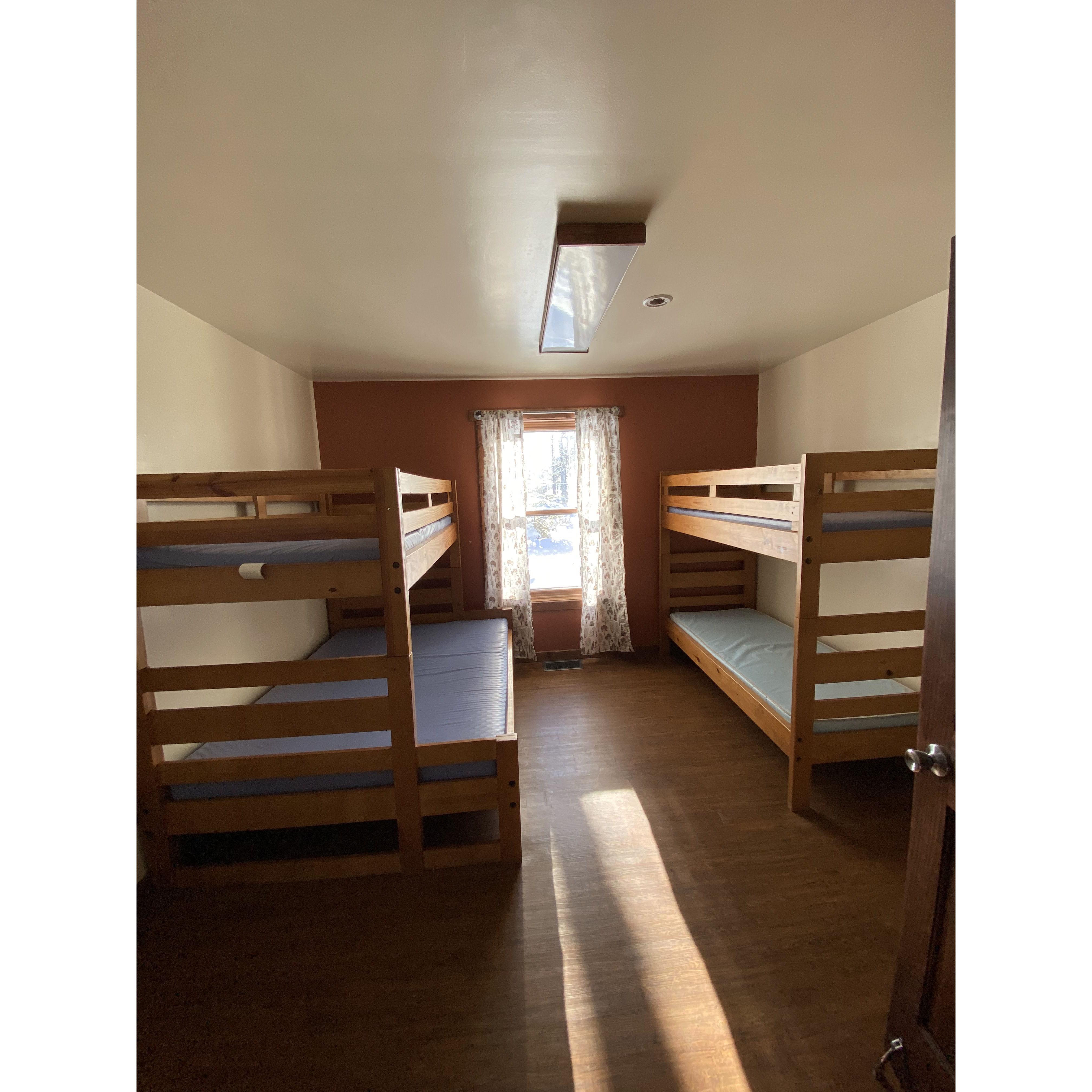 Space in this style of cabin is limited.