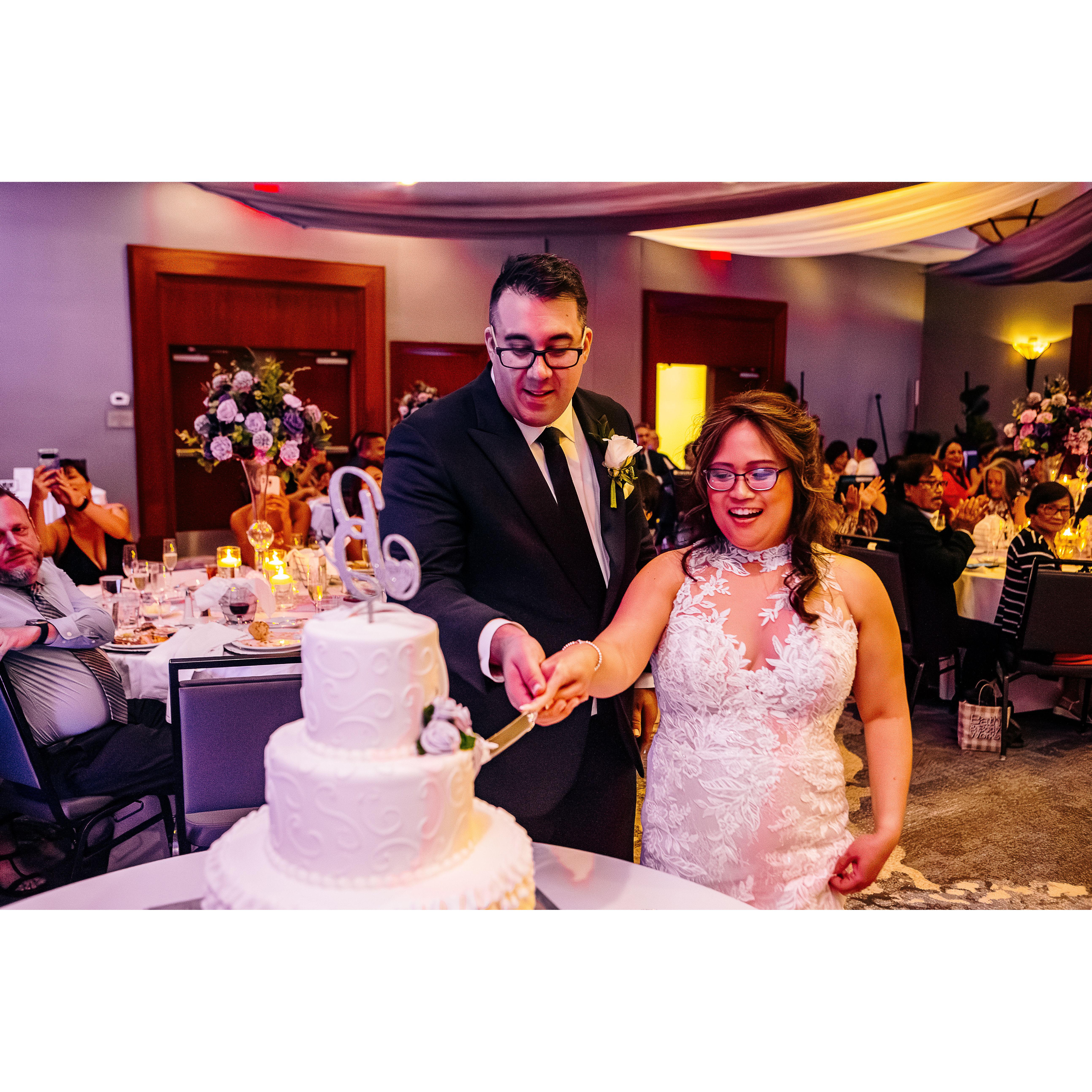 Wedding Cake cutting
