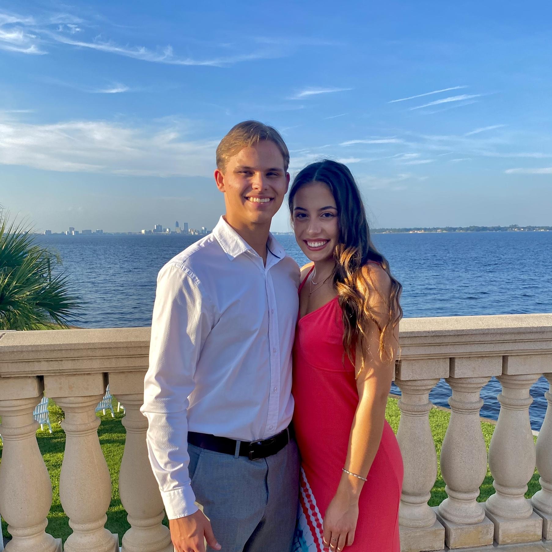 First wedding we ever attended together — s/o Luke and Caroline Morgan 🤍