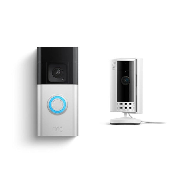 Ring Battery Doorbell Plus with Ring Indoor Cam 2nd Gen
