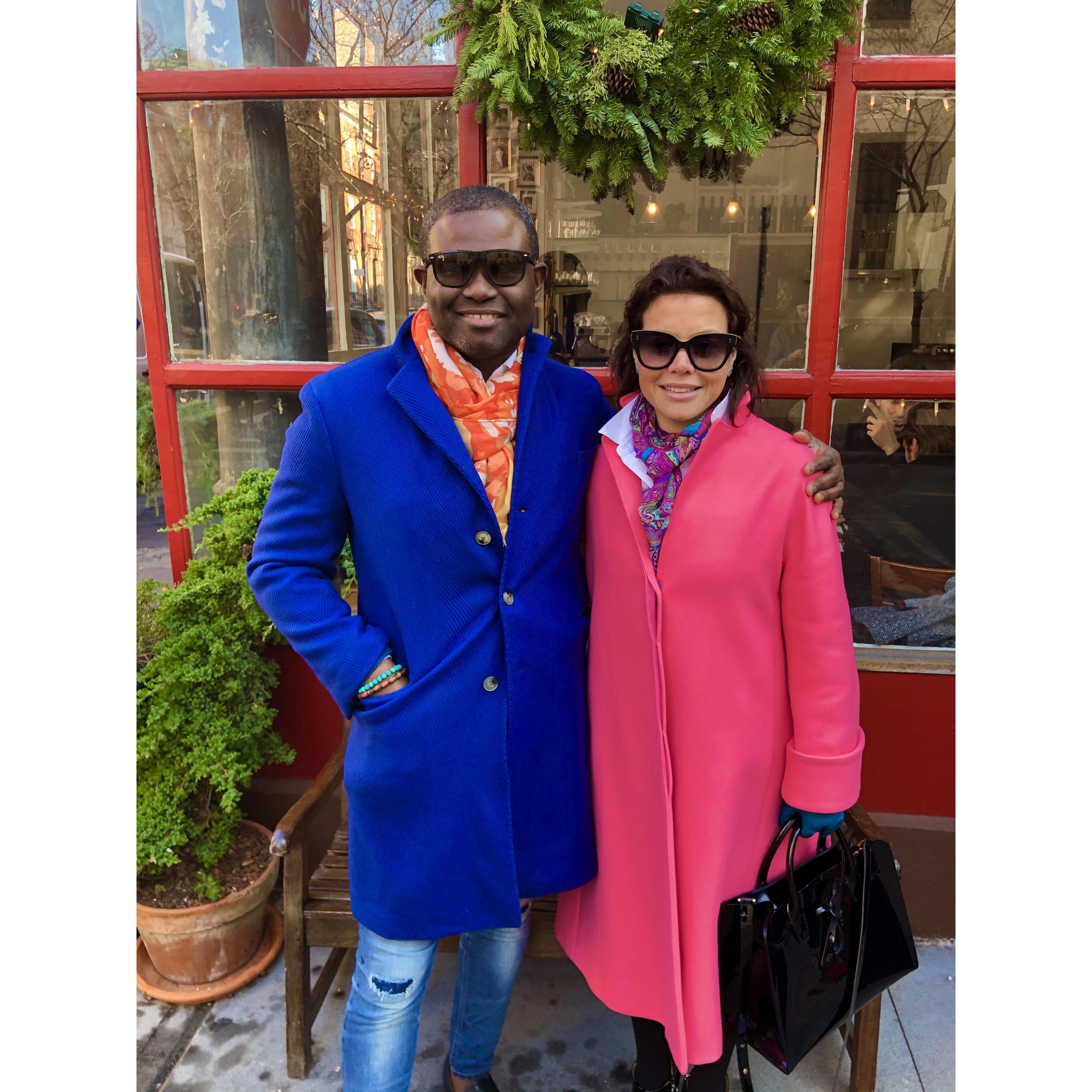 Brunch in the West Village.