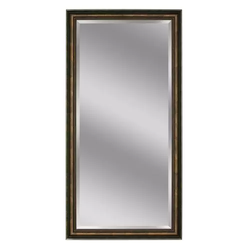 Allen + roth 68-in L x 34-in W Copper Beveled Floor Mirror
