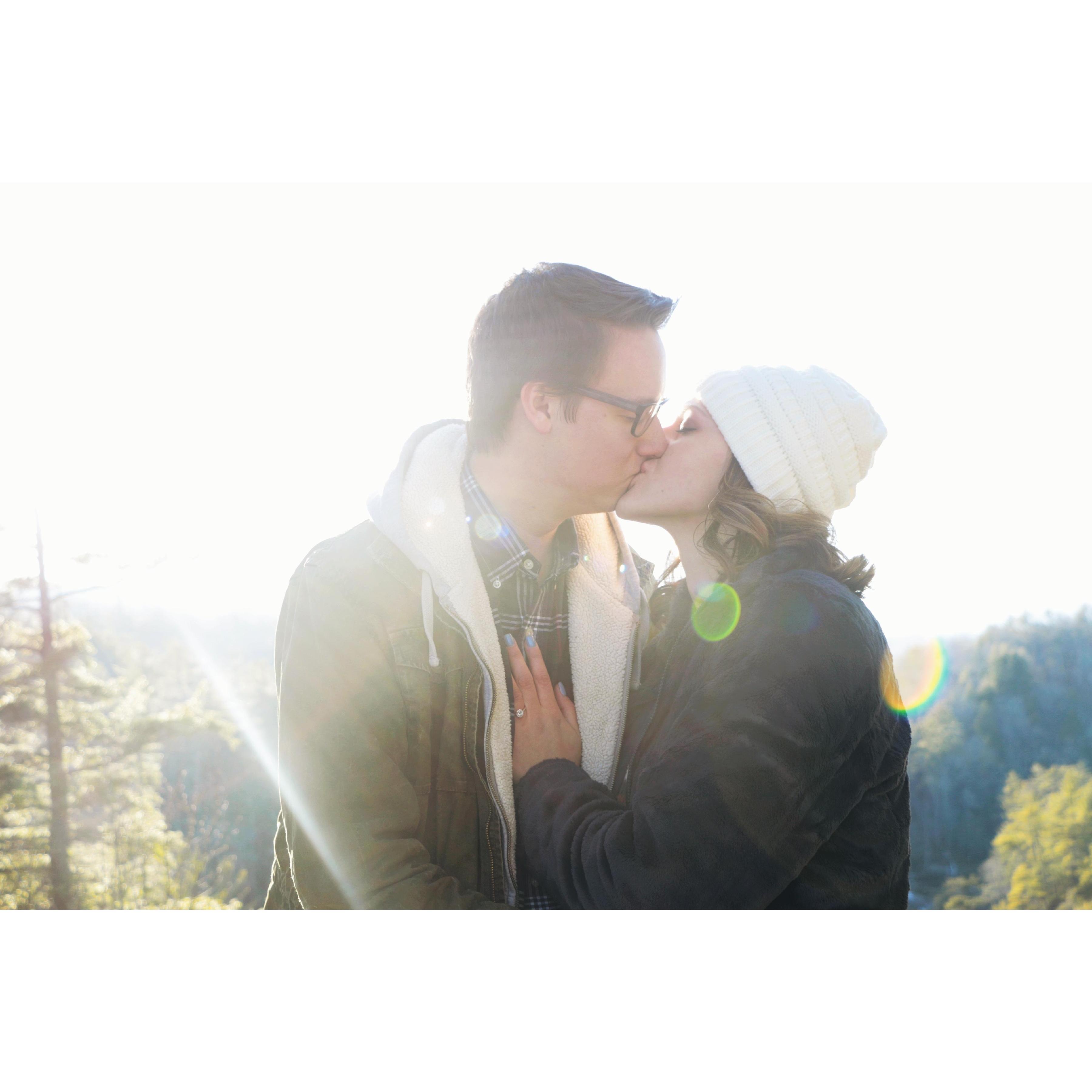 2.29.20
We got engaged at the top of Linville Falls in NC.