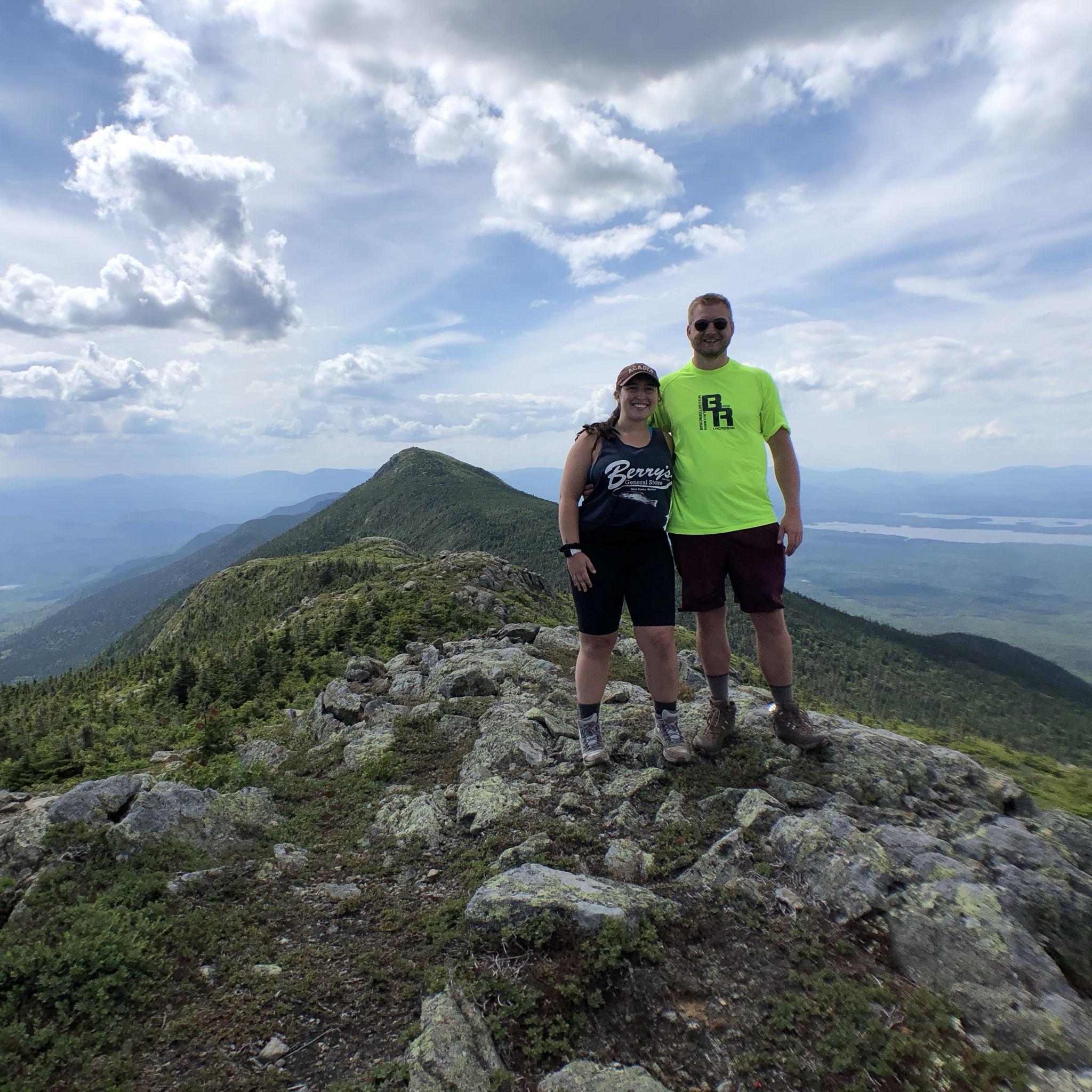Gabe & Alyssa at Avery Peak in the Bigelow Mountains, Maine
August 2020