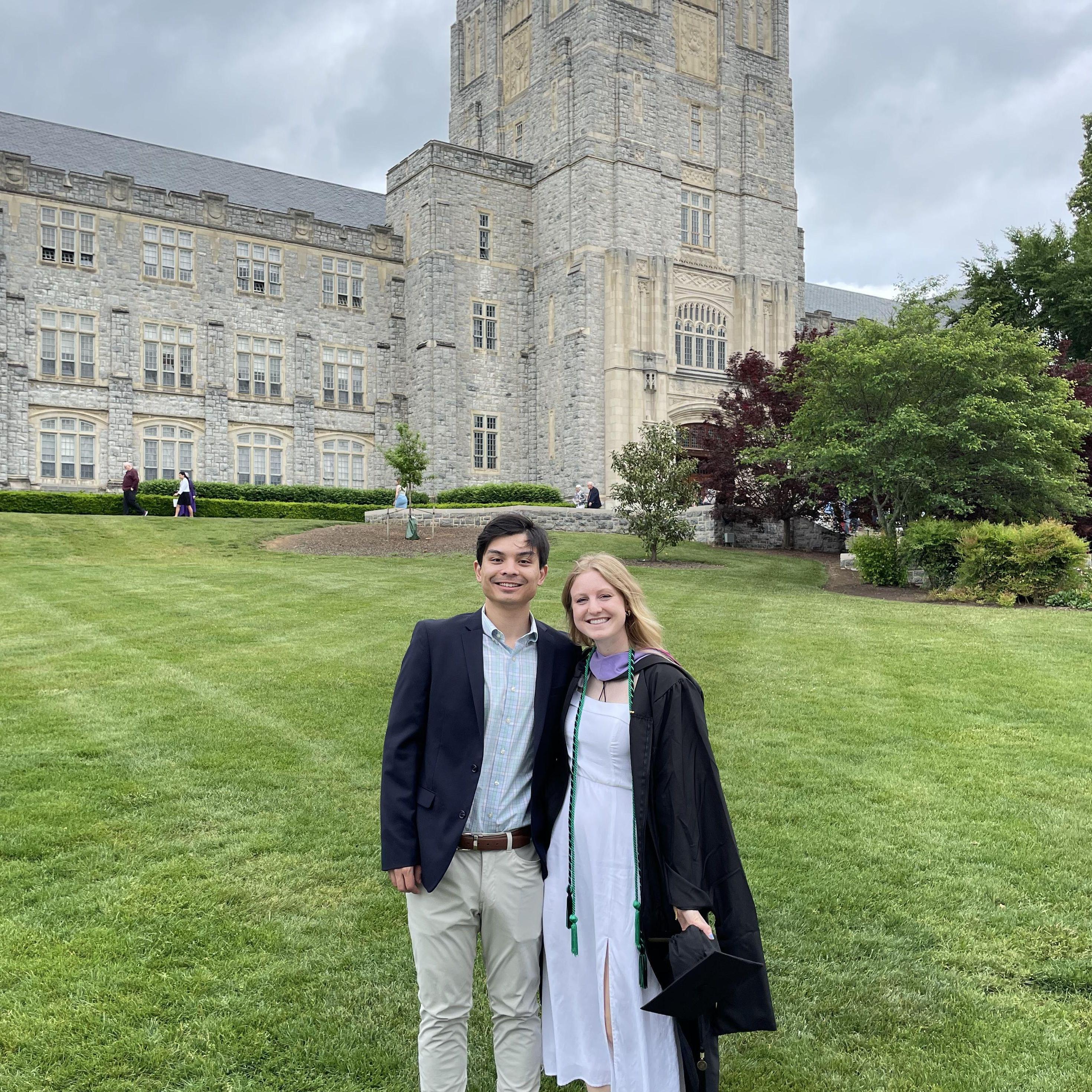 Rebecca's Virginia Tech graduation
