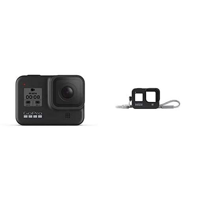 GoPro Hero8 Action Camera with Sleeve + Lanyard Bundle