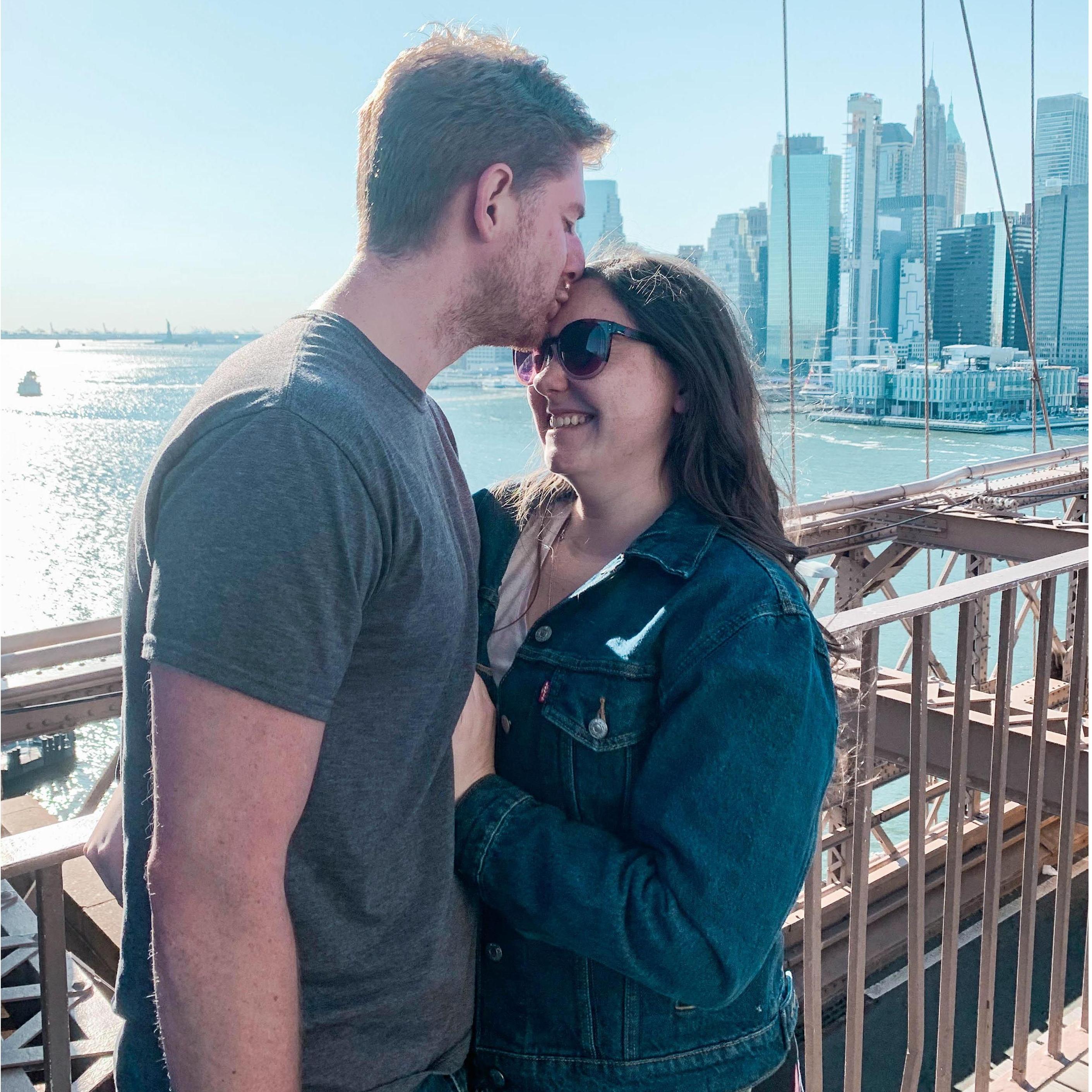 On the Brooklyn Bridge
