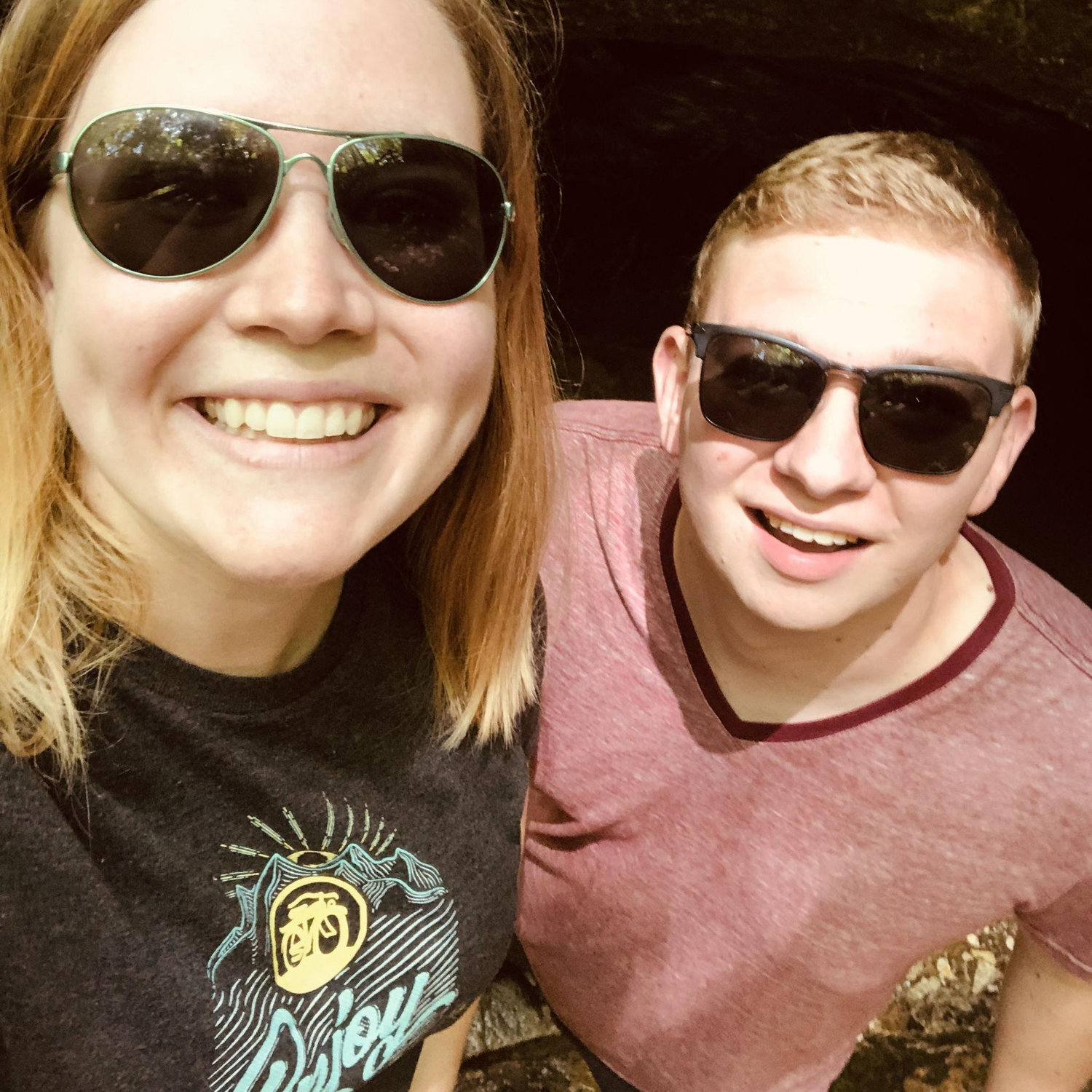 We were long distance for the first 4 years of dating, so we got to plan "meet in the middle" trips often. This was in Columbia, MO. Fun fact: Abby found our cat, Lily, at the end of this trip.