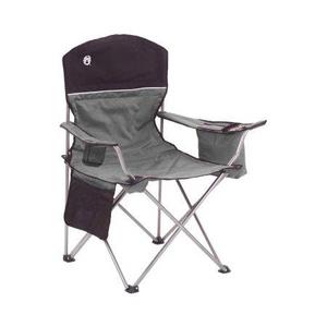 Coleman Oversized Quad Chair with Cooler and Cup Holder, Black/Gray | 2000020256 - Walmart.com