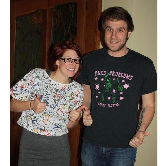 Our first photo together.