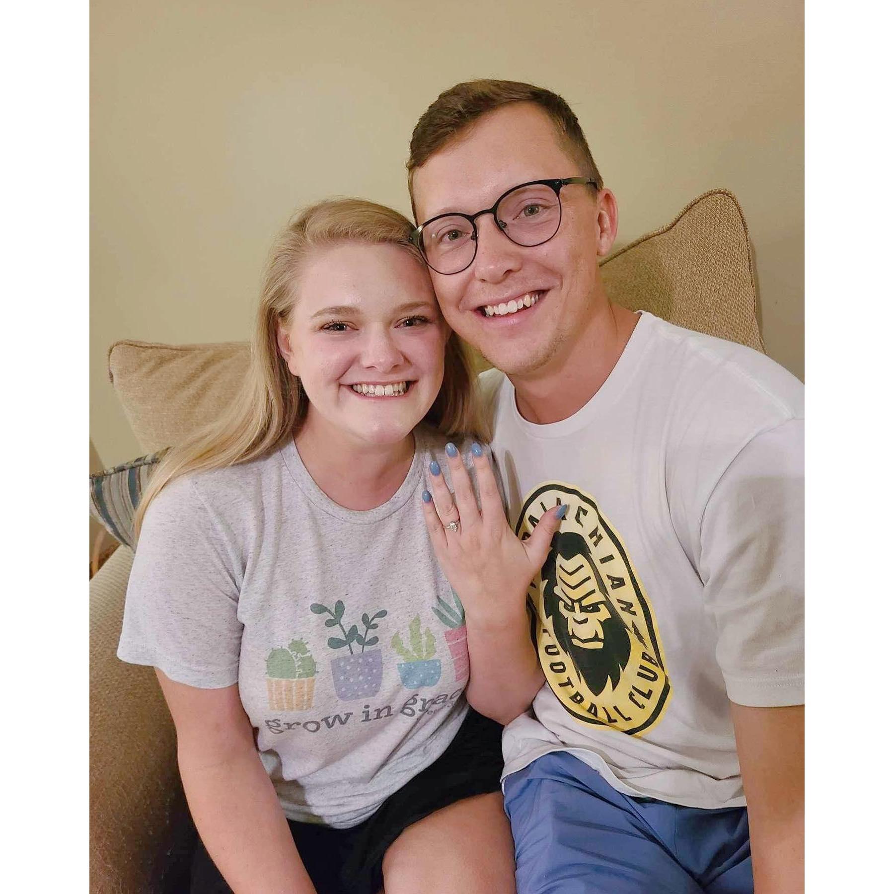 The night Taylor proposed!