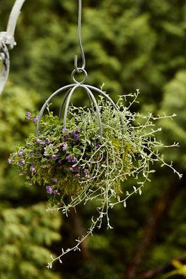 Zinc Sphere Hanging Basket, 11
