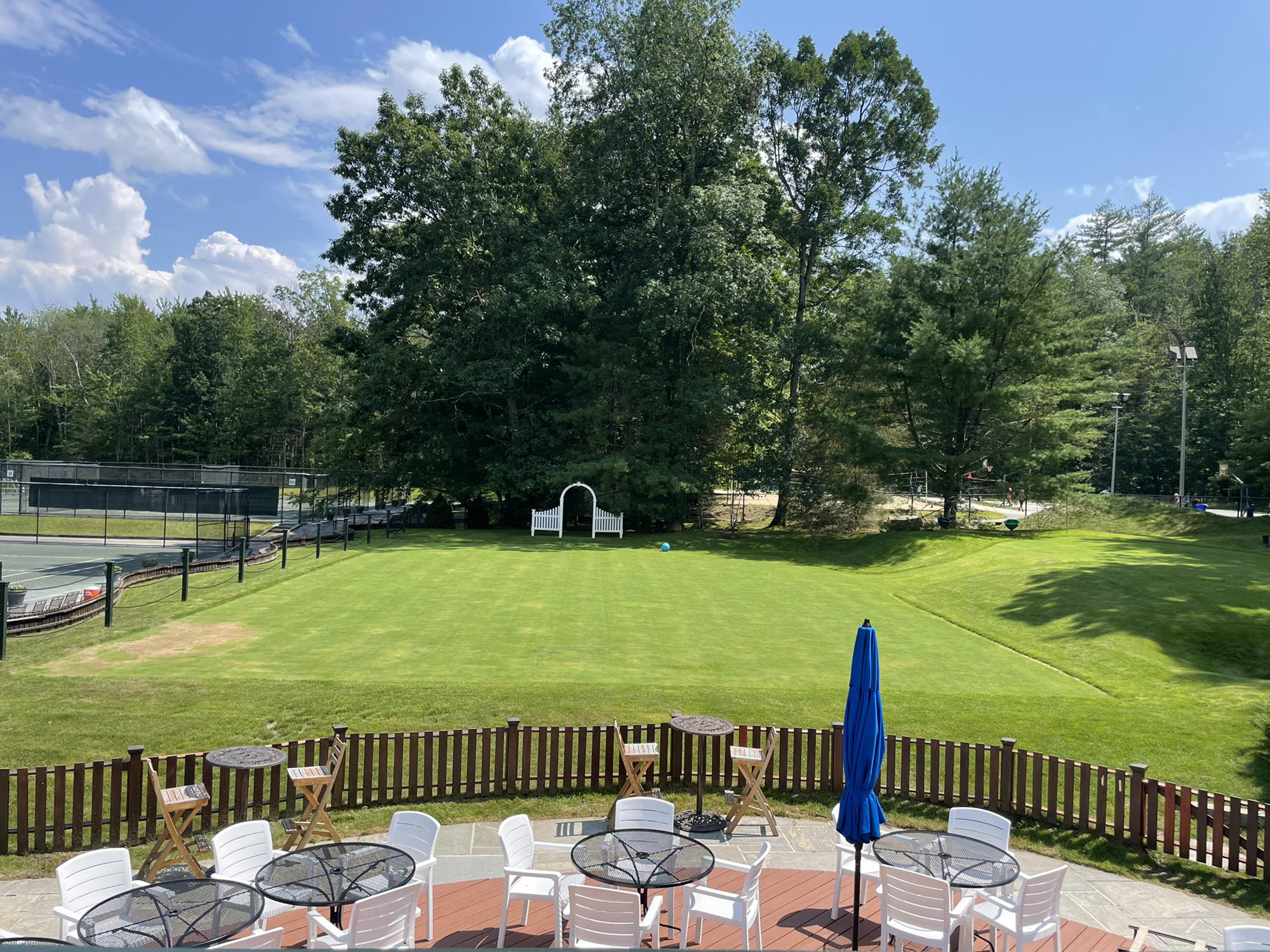 Just a little sneak peak at our ceremony space at Hampshire Hills