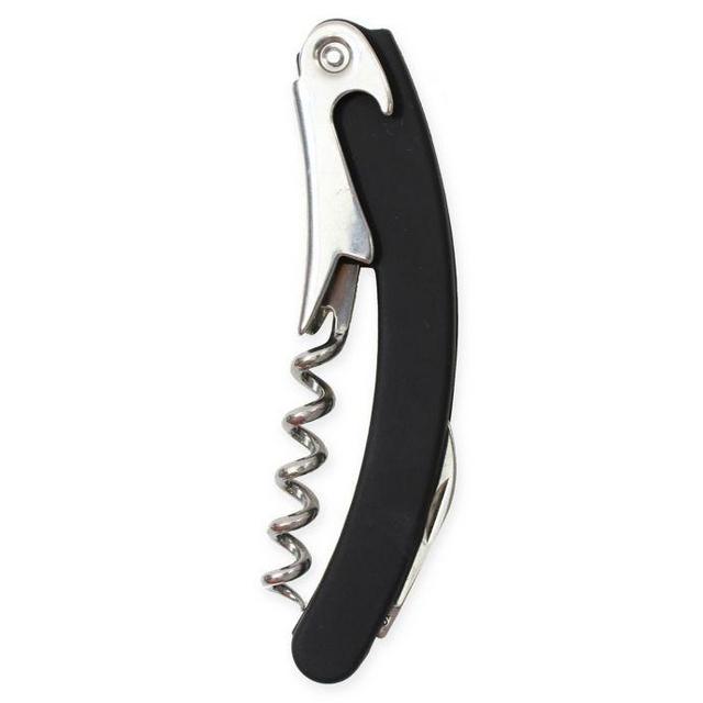 SALT Waiter's Corkscrew with Soft-Grip Handle in Black