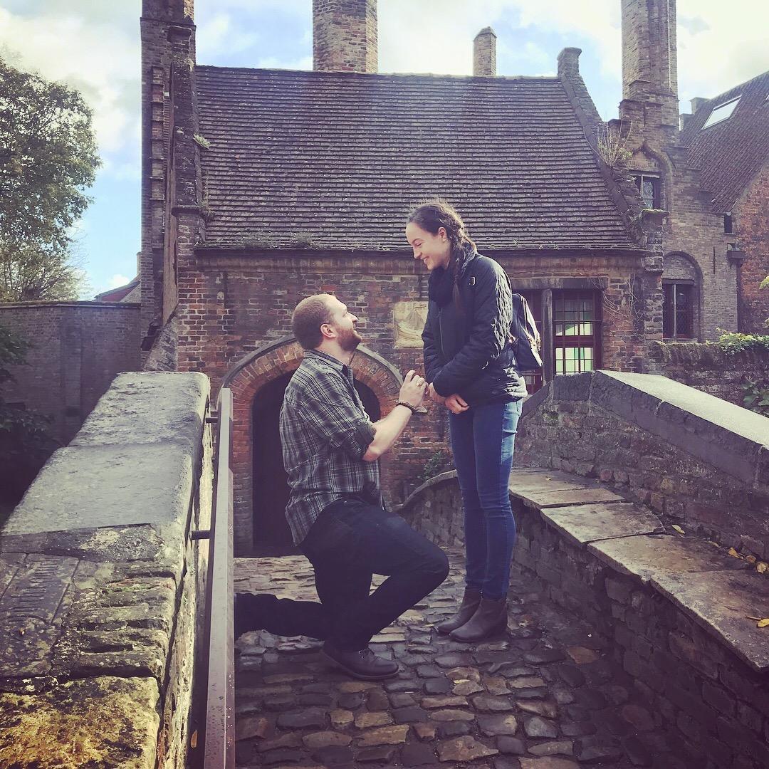 On a small bridge in Bruges, Belgium, our lives changed forever...