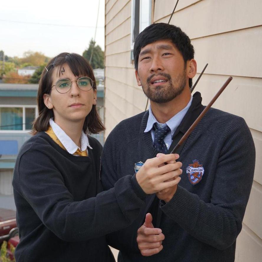 Halloween, 2018. Harry Potter and Cho Chang