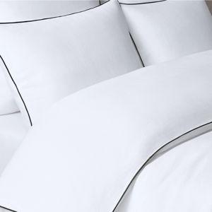 Italian Heritage Washed Linen Piped Duvet Cover