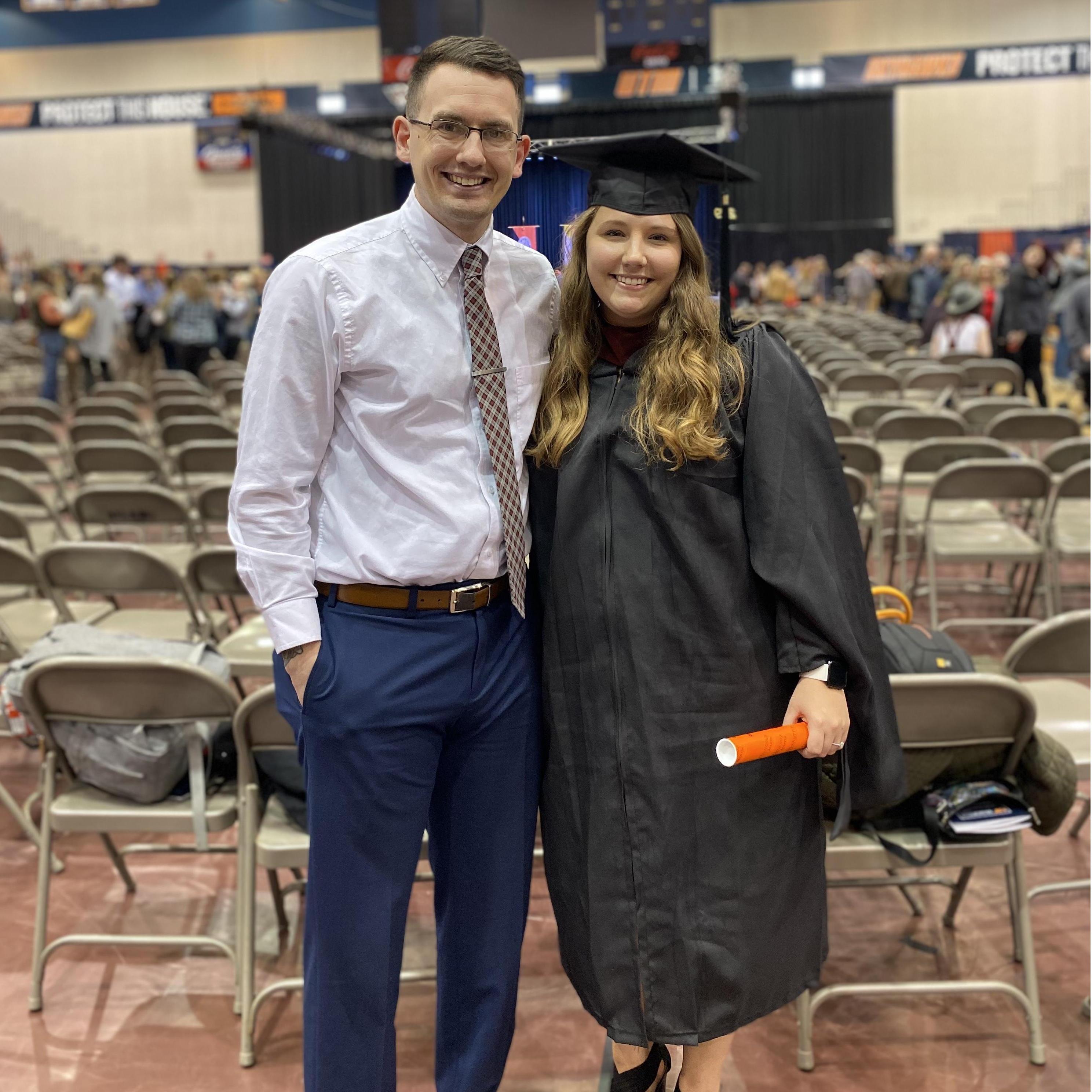 Alyssa's graduation day from UT Martin