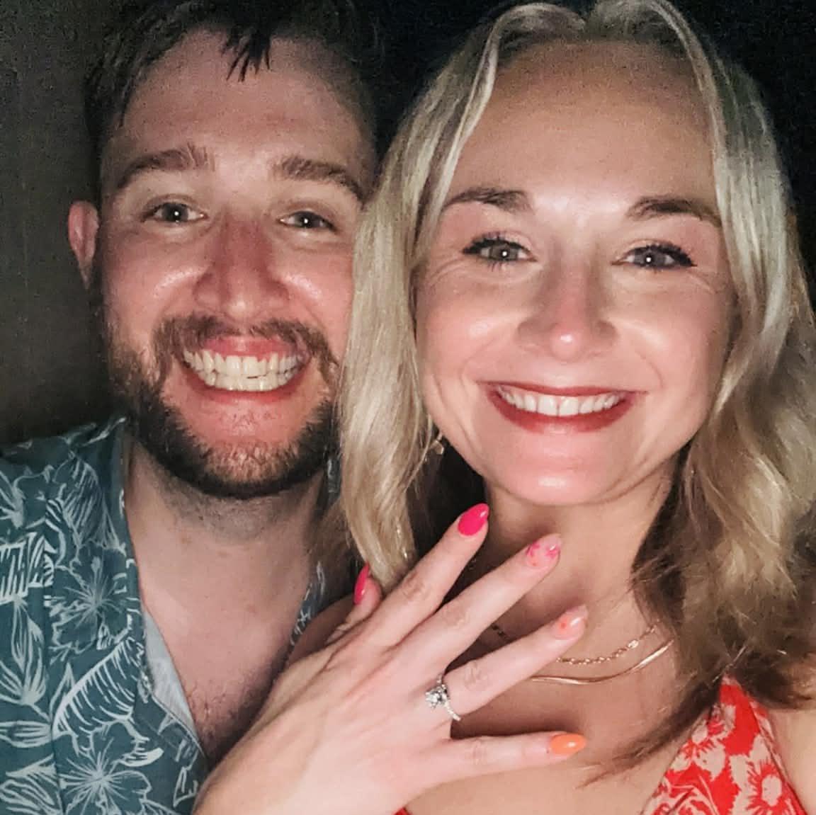 We took this photo at our candle lit dinner on the beach. Truly one of the best days of our lives!