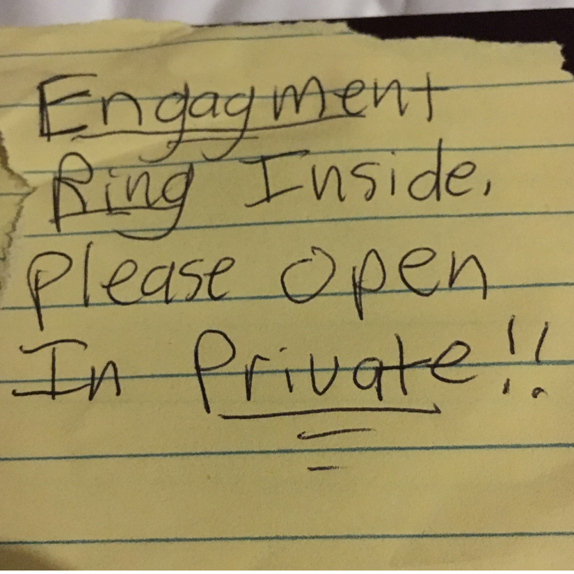 In case Trevor's suitcase was searched at the airport