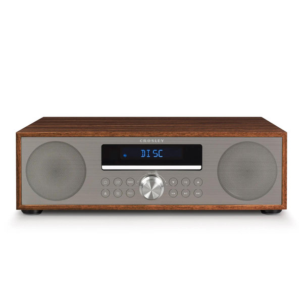 Crosley Fleetwood Radio CD Player, Walnut