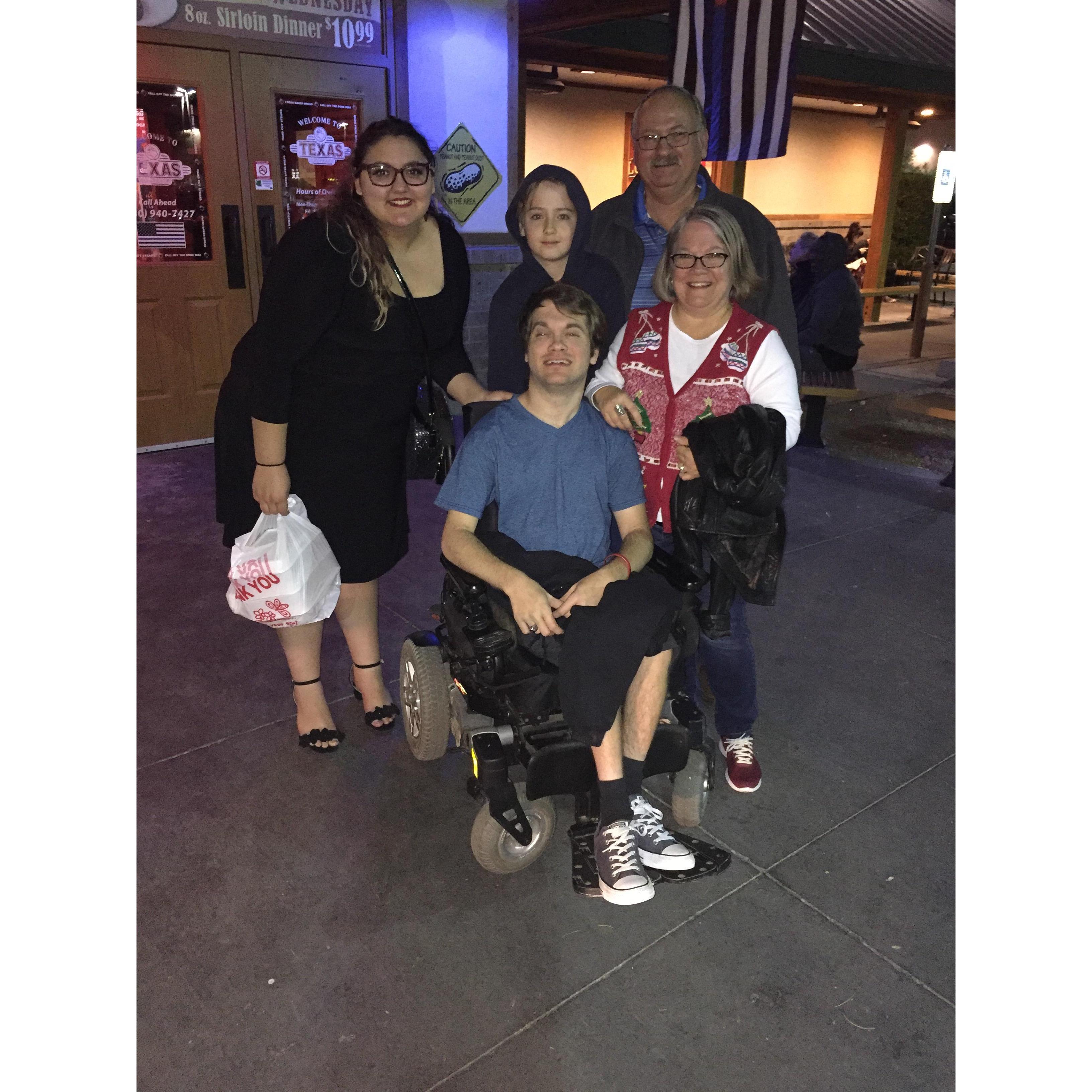 Our first family date!