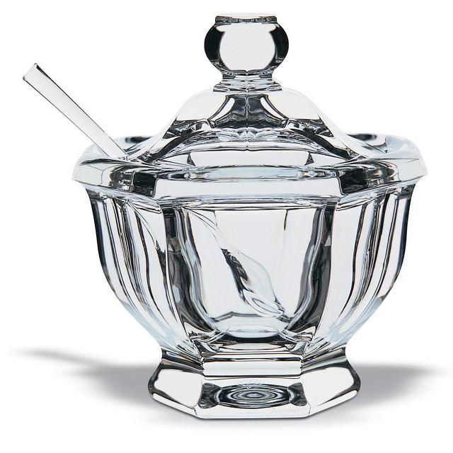 Baccarat - Large Jam Jar With Spoon