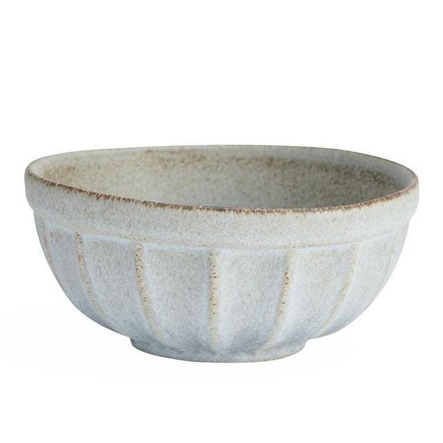Mendocino Stoneware Individual Bowls, Set of 4 - Mineral Blue