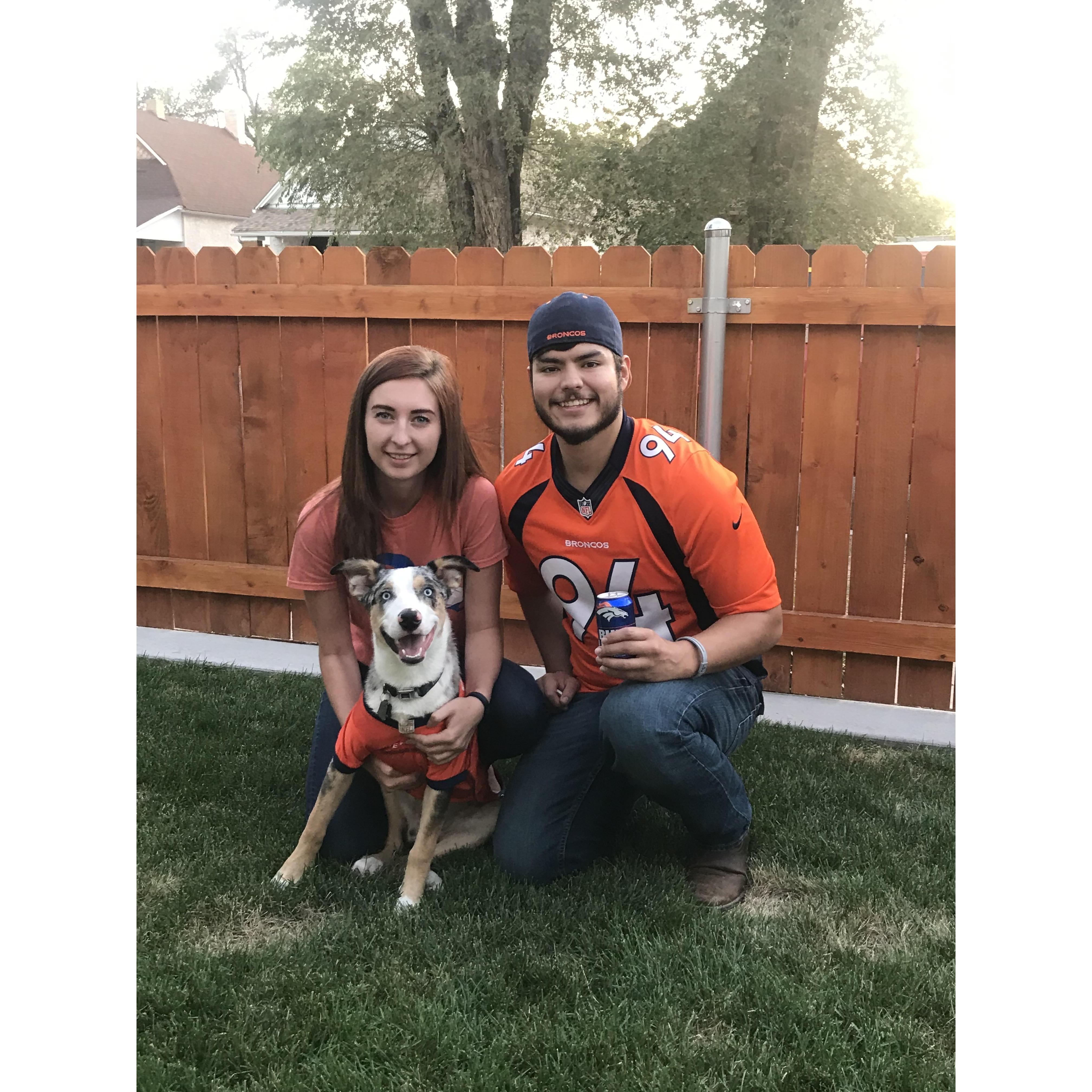 Family Photo with Bandit