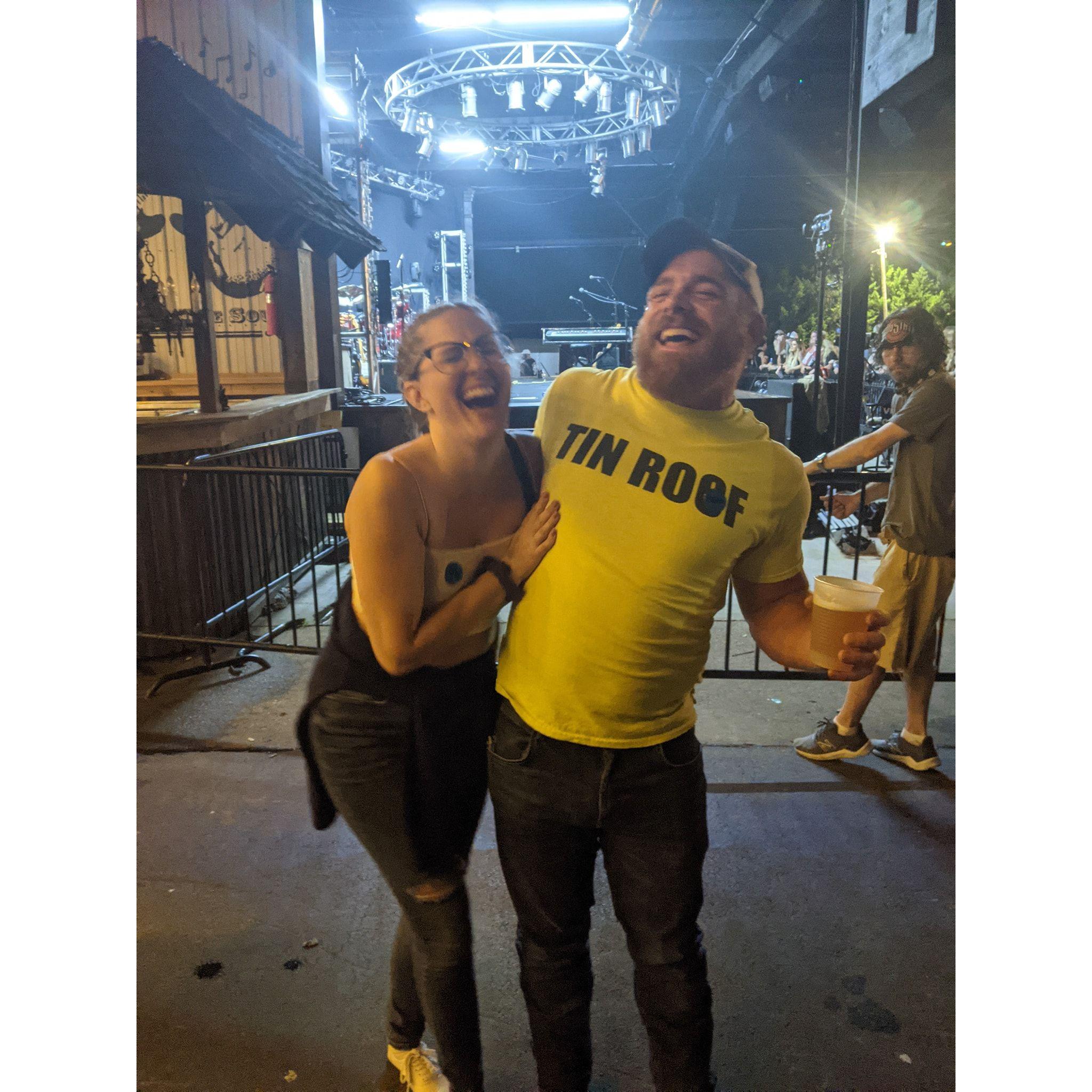 Our first concert together