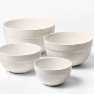 4pc Stoneware Mixing Bowl Set - Figmint™