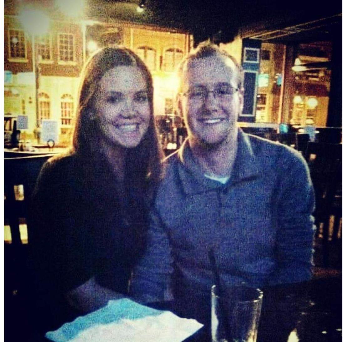 One of our first photos taken together