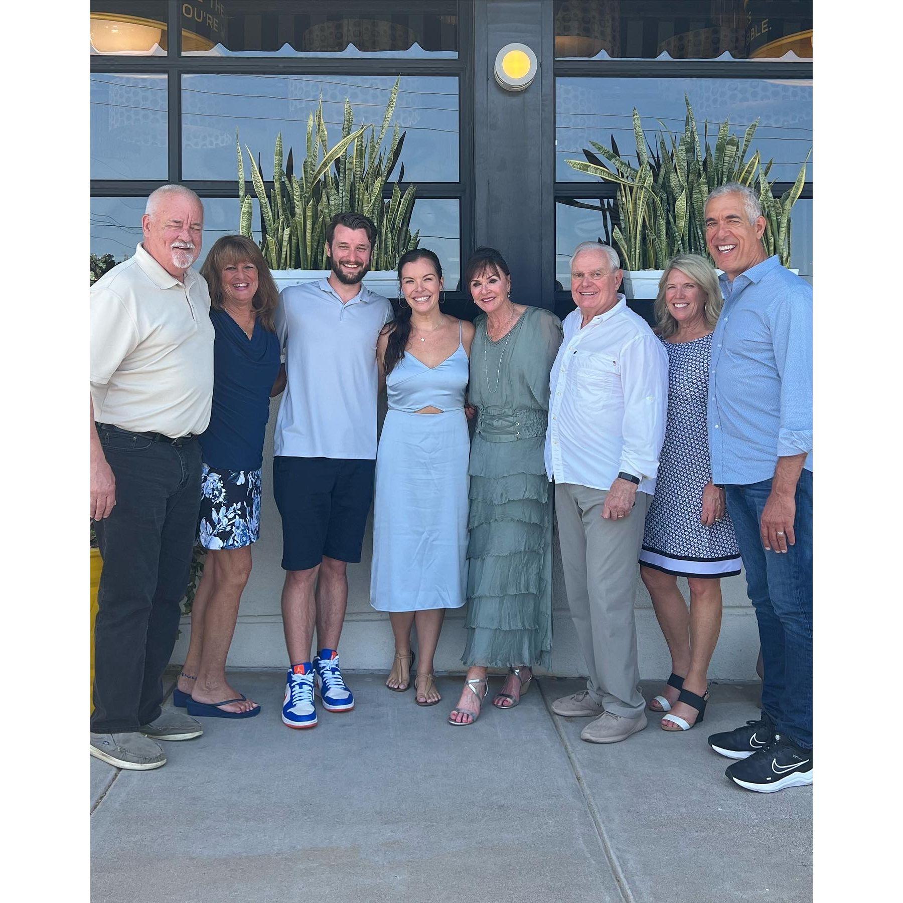 Engagement brunch hosted by all our wonderful parents