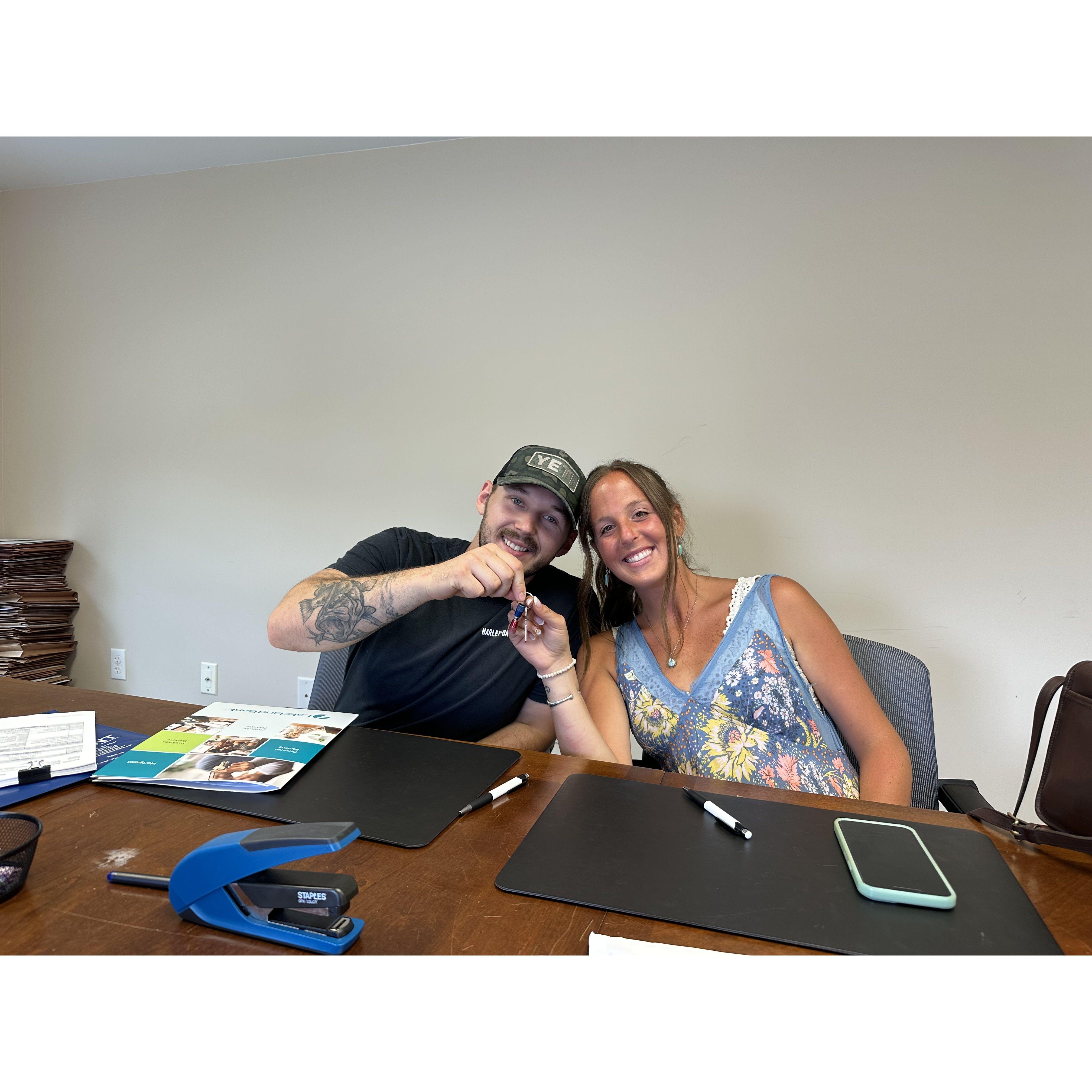 Our first home together!