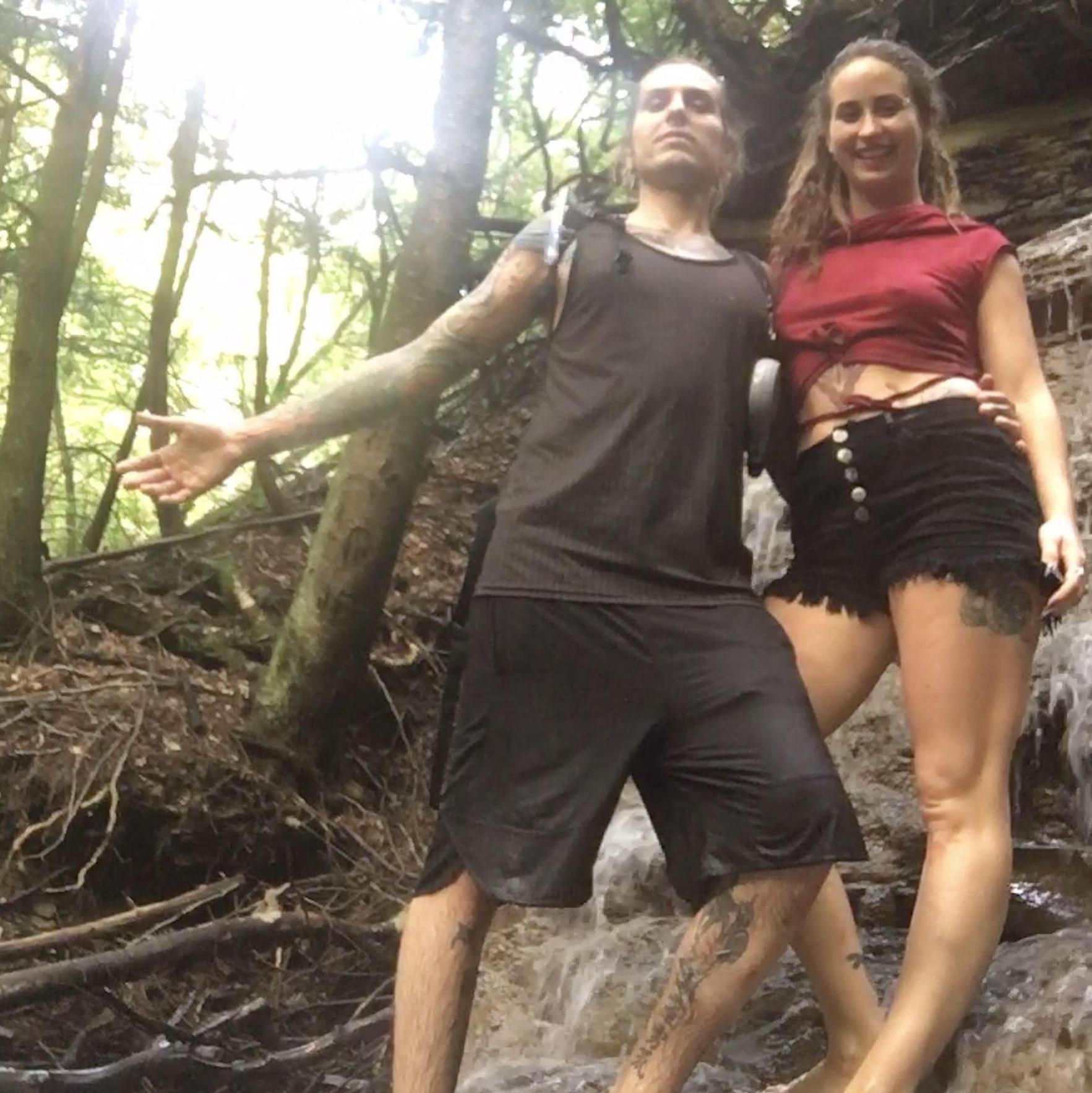 Our first date! We spent the day hiking around Bridal Veil Falls in Cuyahoga Valley! - fall 2020