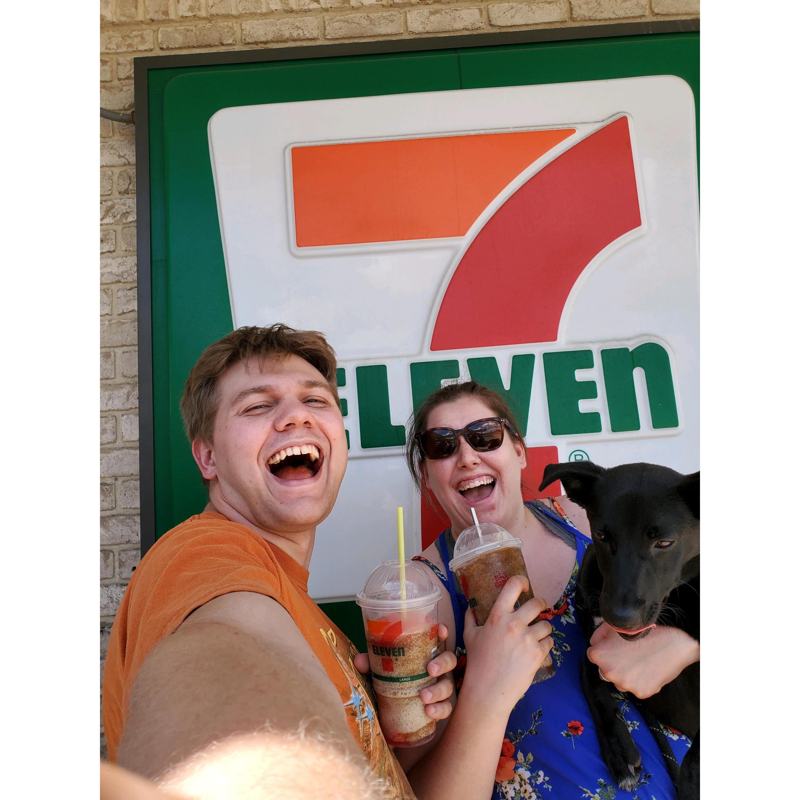 Road trip to 7 Eleven for 7/11 :)
