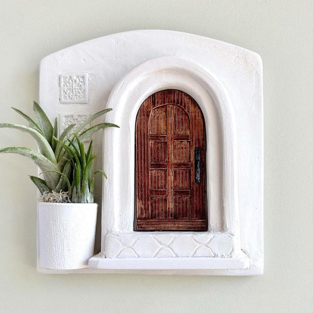 Handmade Air Plant Wall Hanger & Cute Air Plant Wall Art, Home Decor Gift for Plant Lovers,Gift for Birthdays, Mothers Day and Housewarmings