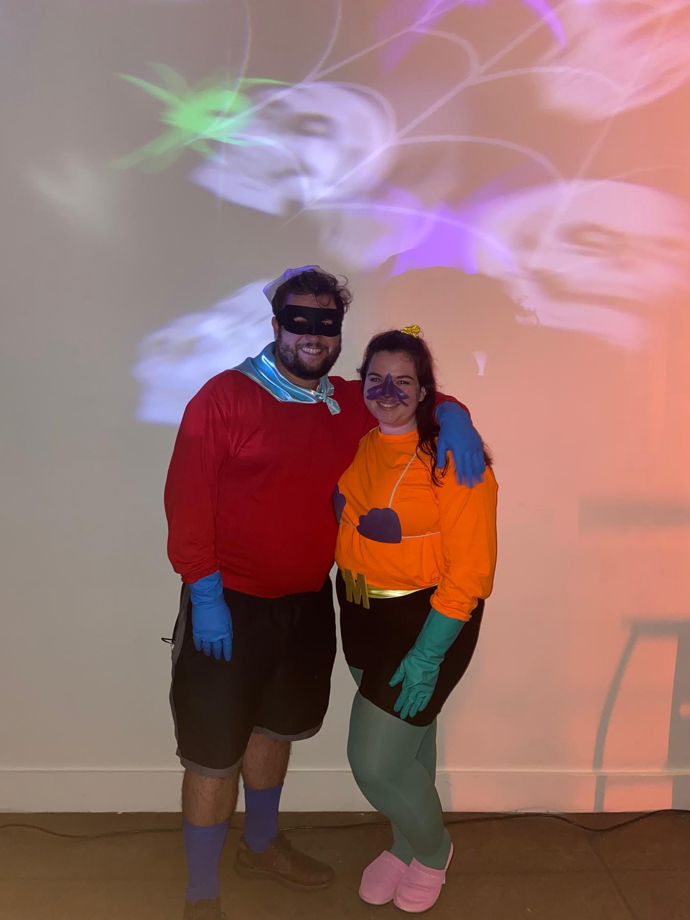 Mermaid Man and Barnacle Boy, Halloween 2020.