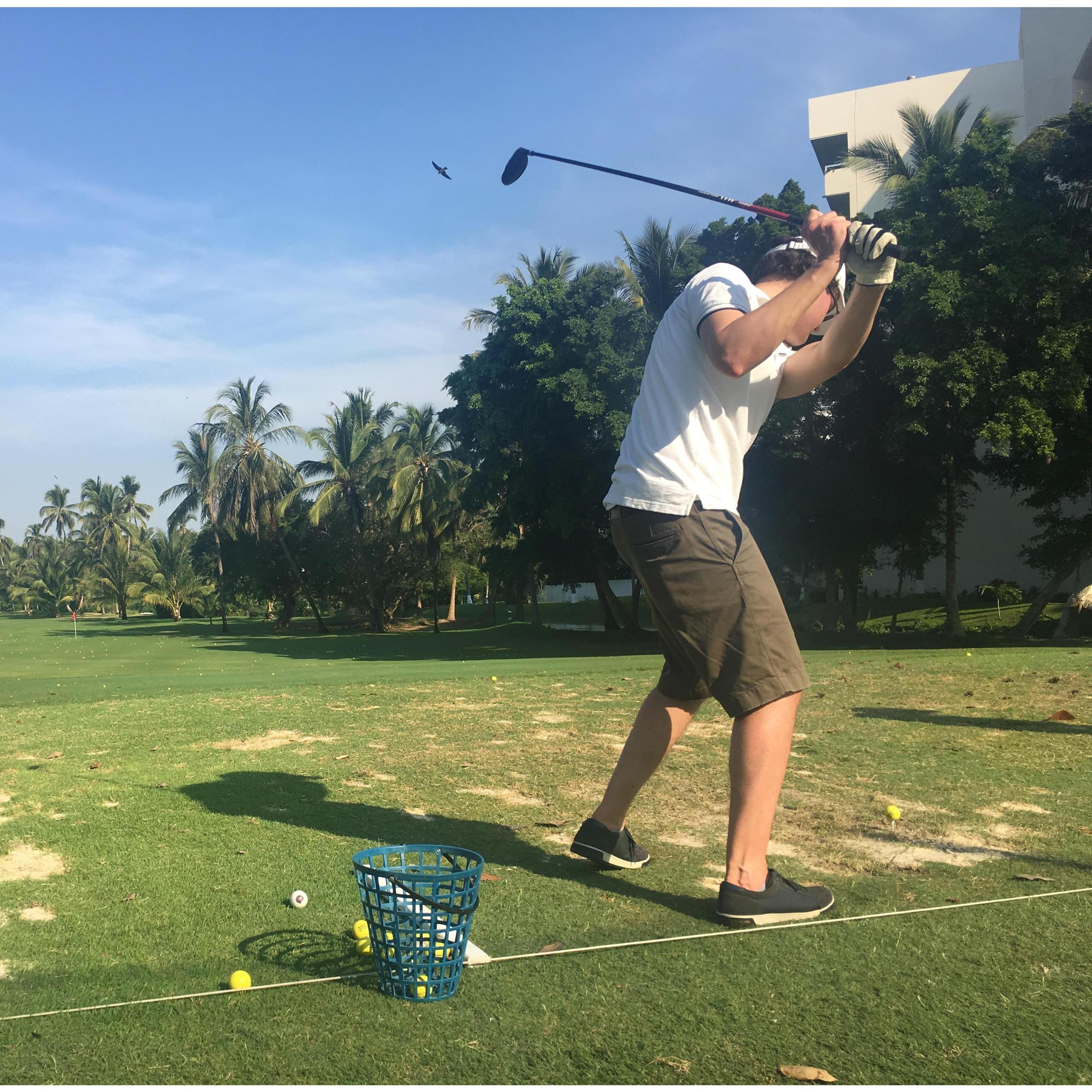 Golfing @ Mayan Palace