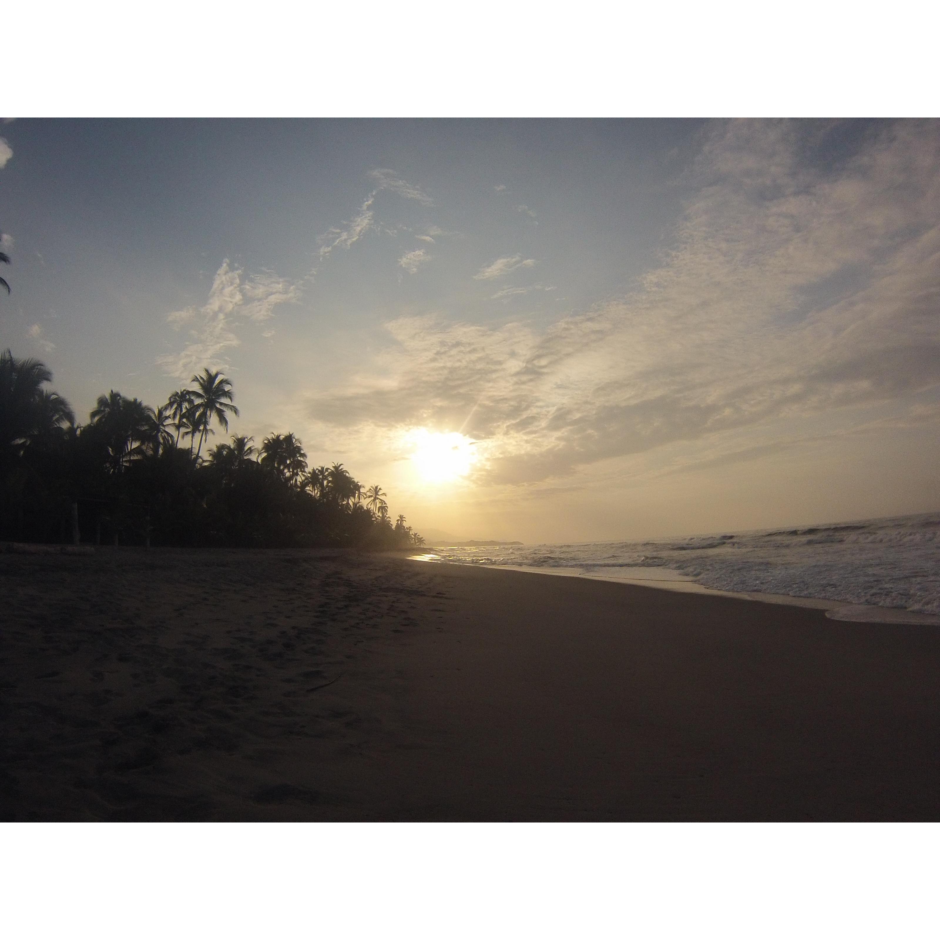 Sunsets at Costeño - the beach where we met 2014