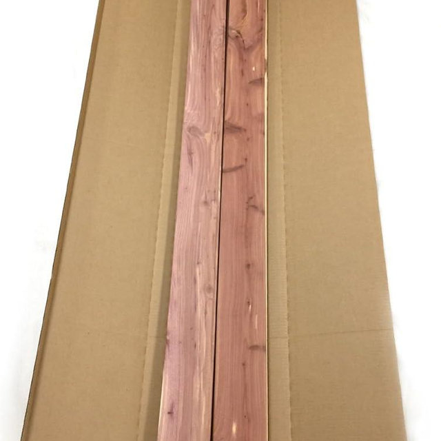 Cedar Elements Aromatic Red Cedar Planking Closet Liner 1/4" x3-3/4 x48 inch Unfinished Red Cedar Aromatic Cedar Tongue and Groove Wall Plank (15 Square Feet 1PK)